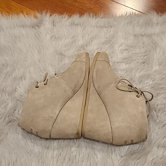 Toms womens Kala wedge bootie‎ desert taupe suade size 8 - Picture 9 of 10